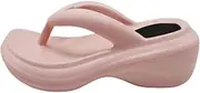 [Generic] Toe Shoe Platform Flip Flop Thong Sandal With Arch Support EVA Casual Walking Wedge Flip Flops For Summer Beach Slippers Home Flops for Men