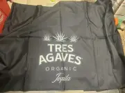 Tres Agaves Organic Tequila Logo Black Tablecover Table Cloth 105" x 78" NIP