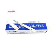 Plastic Scalpel Handle with Blade #15 Sterile Pack of 10