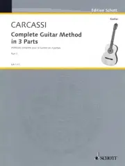 Carcassi Complete Guitar Method Vol 1 Classical Music Lessons Schott Book
