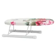 Portable Tabletop Ironing Board Mini Home Sewing Travel Table Top Pad Mat w/Leg