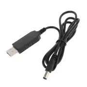 18650 Lithium Battery USB 5V to 4.2V 8.4V 12.6V 5.5x2.1mm Line Charging Cable