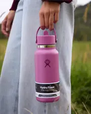 [Hydro Flask] Hydro Flask 32Oz Wide Mouth Flex Straw Cap Bottle in Reef Blue One Size
