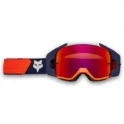 FOX Racing MX Goggles - Vue CORE - Fluo Orange/Navy (w/VIVID Red Iridium)