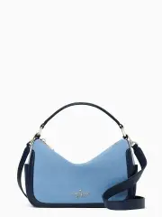 Smoosh Suede Mixed Material Crossbody