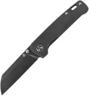 NEW QSP Knife Penguin Linerlock Ti Black Folding Knives