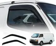 OAD4X4 Weathershields Compatible with Toyota Hiace 1990-2005, Weather Shields Window Visors Wind Deflectors Sun Rain Guard 2PCS Set