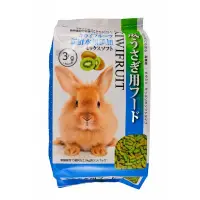 在飛比找松果購物優惠-成兔專用飼料 蔓越莓/奇異果(3kg) 室內兔 兔子飼料 兔