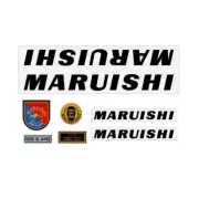 Maruishi - Black on clear - old school bmx