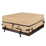 Himal Square Hot Tub Cover - Heavy Duty 600D Polyester Waterproof UV Protecti...