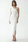 BNWT Calli Damia Midi Dress White Size 14 RRP$119.95 Australian Designer