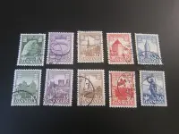 在飛比找Yahoo!奇摩拍賣優惠-【雲品14】丹麥Denmark 1953 Sc 342-51