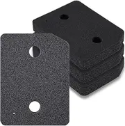 Set of 4 9164761 Dryer Filter for Miele T1 Series Heat Pump Dryer, Fine/Coarse 207 x 157 x 30 mm Tumble Dryer Base Filter