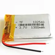 3.7V 1300mAh LiPo Battery Polymer Li ion For MP3 Digital Camera speaker 102540