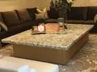 Whie Agate Stone Handmade Dining Table Counter Top Handmade Agate Console Tables