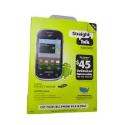 New Straight Talk Samsung Galaxy Discover S730G Cell Phone Android Touchscreen