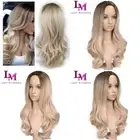 Lady Miranda Ombre Wig Brown To Ash Blonde High Density Heat T/Ash
