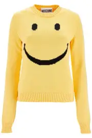 Moschino "Smiley Cotton Blend T-Shirt