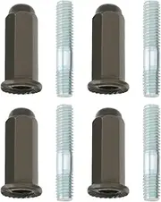 LT Easiyl 2 Set M6 Exhaust Pipe Stud Nut Bolt Set GY6 50cc 110cc 125cc 140cc 160cc 200cc for Pit Dirt Bike Quad ATV 4 Wheeler Dune Buggy Motors