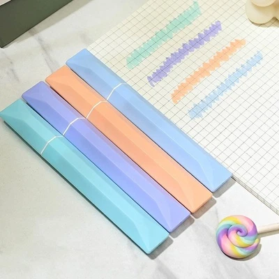 Soft Chiseled Tip Highlighter Pen 4 Color Highlighter Marker for Color Coding