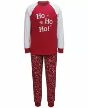 Holiday Family Matching Mens Large Ornament-Print Family Pajama Set Christmas