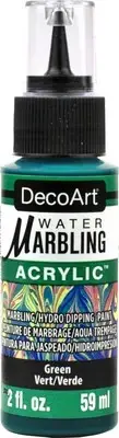 DecoArt Water Marbling Paint 2oz-Green DWMP-10