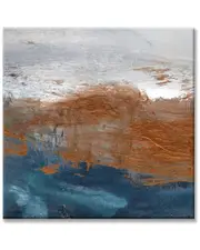 Ready2HangArt Copperize Wrapped Canvas Abstract Wall Art