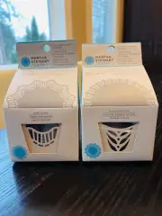 2 Martha Stewart Crafts Circle Edge Punch Cartridges :Fronds & Dots/Wavy Stripe