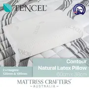 Mattress Crafters Pillow Latex Contoured Hotel Resort