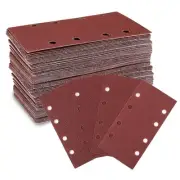 Sanding Sheet Set 100Pieces Sandpaper-Nylon Sticker Grit 40/60/80/1204910
