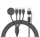 4in1 Multi USB Charger Charging Cable Cord For Apple Watch iPhone Type-C AU
