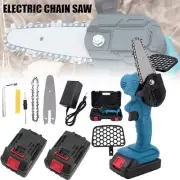 Mini Electric Chainsaw Cordless Battery Wood trimming Cutter Chain Rechargeable