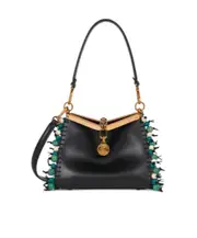 SMALL VELA BAG WITH MARBLES One size black