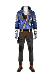 VALORANT Yoru Blue Outfits Coat Costume Cosplay Halloween Custom-made