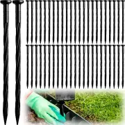 Honoson Landscaping Spikes Anchoring Spike Plastic Ground Stake for Lawn, Wee...