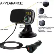 Handsfree Wireless Bluetooth FM Transmitter Car Mp3 Player with USB Charger