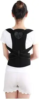 [Generic] Corrector High Elastic Breathability Surround Support Adjustable Belt Unisex (Black) (Size : XL)