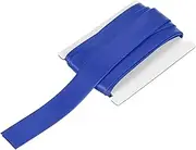 uxcell Double Fold Bias Tape for Sewing 1 Inch x 6 Yards Satin Pre-fold Continuous Binding Tape for Seaming Quilting Hemming Binding DIY Crafts, Sapphire Blue