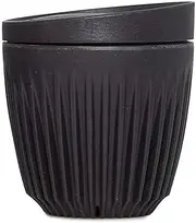 HuskeeCup - Reuseable Coffee Cup + Lid (6oz, Charcoal)