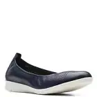 Clarks Women's Jenette Ease Navy Leather 26166715