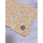 AMAZU 小人生😊手作成品布料選擇區👉日本進口二重紗 黃色花朵
