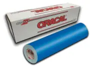 12" X 5yd - Azure Blue Oracal 651 Craft & Hobby Cutting Vinyl Roll