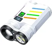 Bright LED Flashlight, USB Rechargeable Torch, Small Keychain Light, Waterproof Lamp, Camping Utility Beam, for Outdoor Tool, Lightweight and Sturdy, Home Work Illumination