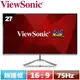 ViewSonic優派 27型 時尚無邊框IPS螢幕 VX2776-SH