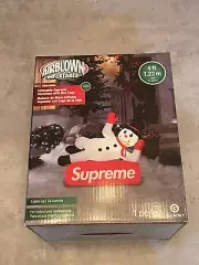 Supreme Large Inflatable Snowman FW22 Brand New Authentic Red BOGO Christmas