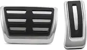 Car Brake Vehicle Pedal, Foot Pedals Covers Acessories Rest Brake Accelerator Stainless Steel, for Audi A1 Mk2 GB Sportback Citycarver 2019-2024
