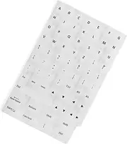 DOITOOL Keyboard Case Long Nail Keyboard Cover Silicone Bubbles for Keyboards Silicone Keyboard Keycaps Nail Art Desktop Keycaps Nail-Friendly Typing Stickers Silica Gel White
