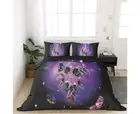 FANTASY BUTTERFLY Design Soft Quilt Doona Duvet Cover Set Size:Super King