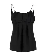 V-back vest top DE36,DE38 Black
