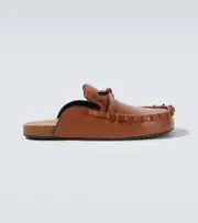 [JW Anderson] JW Anderson Ruffled leather mules AU 5 brown